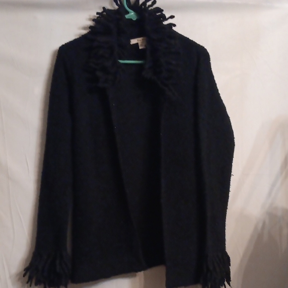 Free People Black Wool Blend Cardigan - Picture 1 of 8